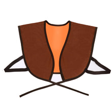 Lade das Bild in den Galerie-Viewer, Wendepellerine in signalorange / oliv
