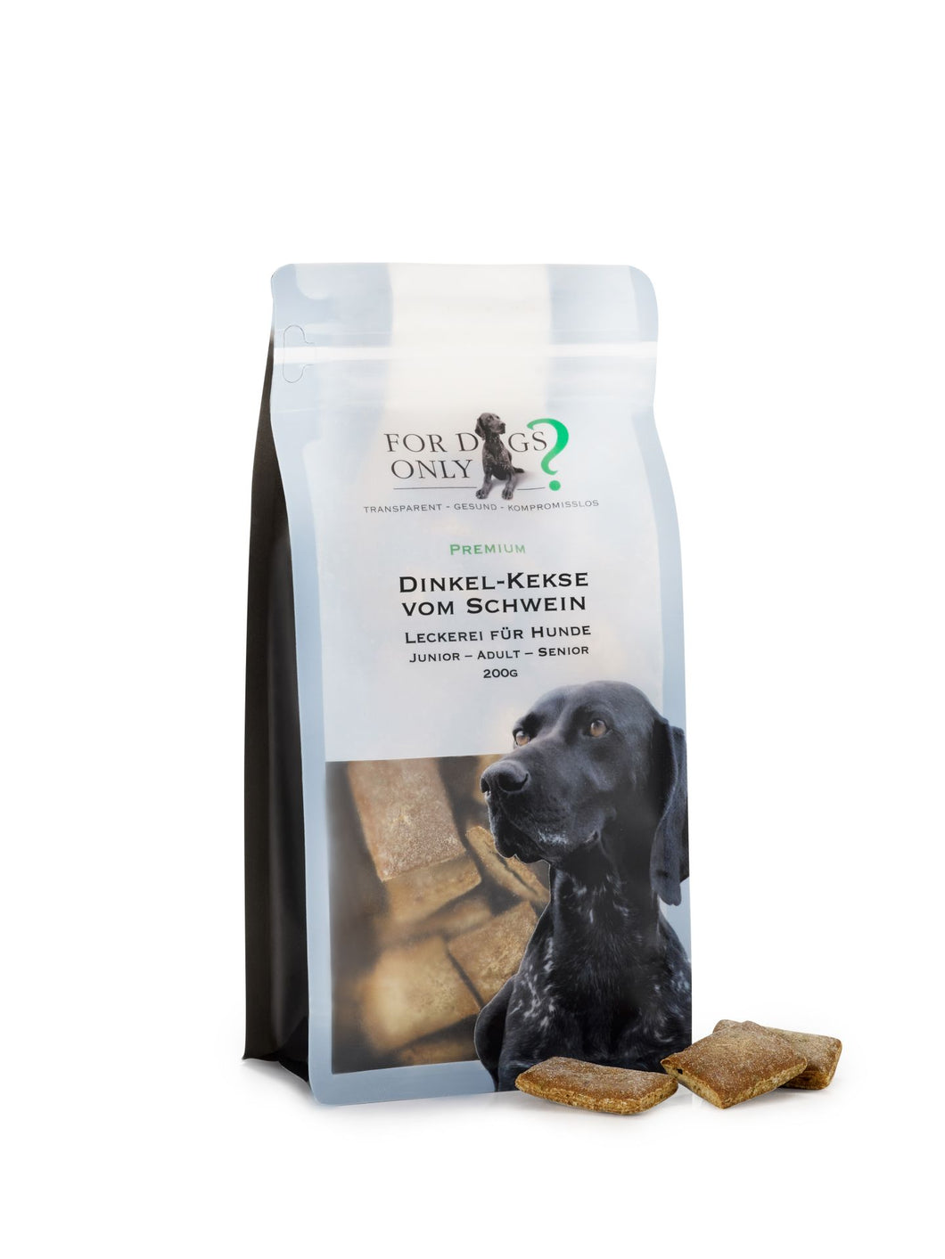 For Dogs Only Dinkel-Kekse vom Schwein – Natürliche & schmackhafte Hundebelohnung