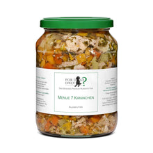 Lade das Bild in den Galerie-Viewer, For Dogs Only Premium Hundefutter Menü Kaninchen – Natürlich. Gesund.
