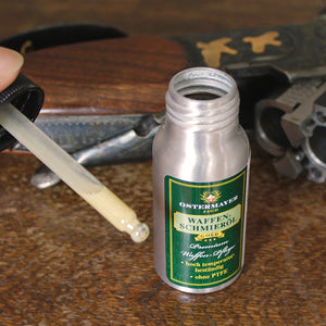 Gun lubricating oil with microceramics
