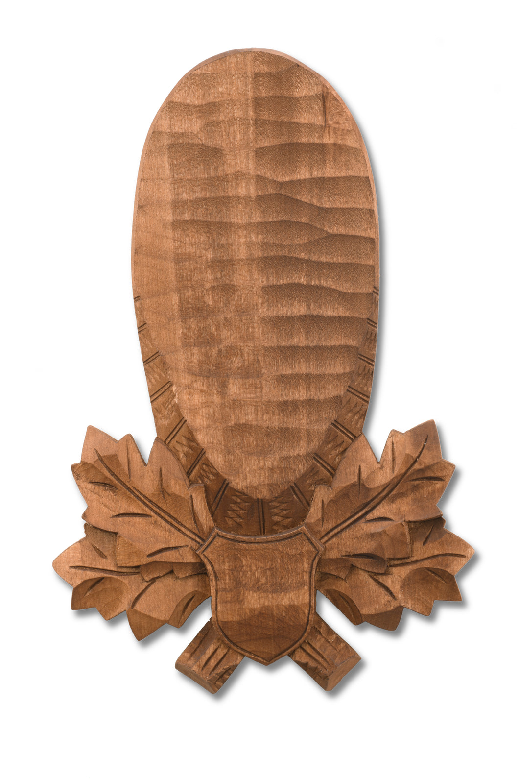 Trophy plate hand-carved roe deer type 256